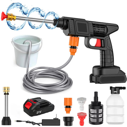 50Bar Cordless High Pressure lever Wash Spray Water Gun Car Wash Pressure Water washing Machine For Makita 24V Battery