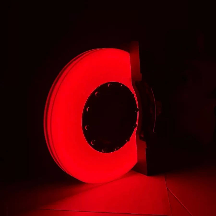 Creative DIY brake disc modified LED atmosphere light handmade desktop wall-mounted night light ornaments personalized ornaments
