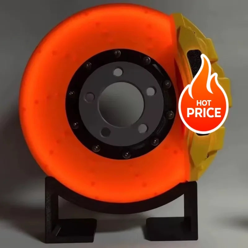 Creative DIY brake disc modified LED atmosphere light handmade desktop wall-mounted night light ornaments personalized ornaments