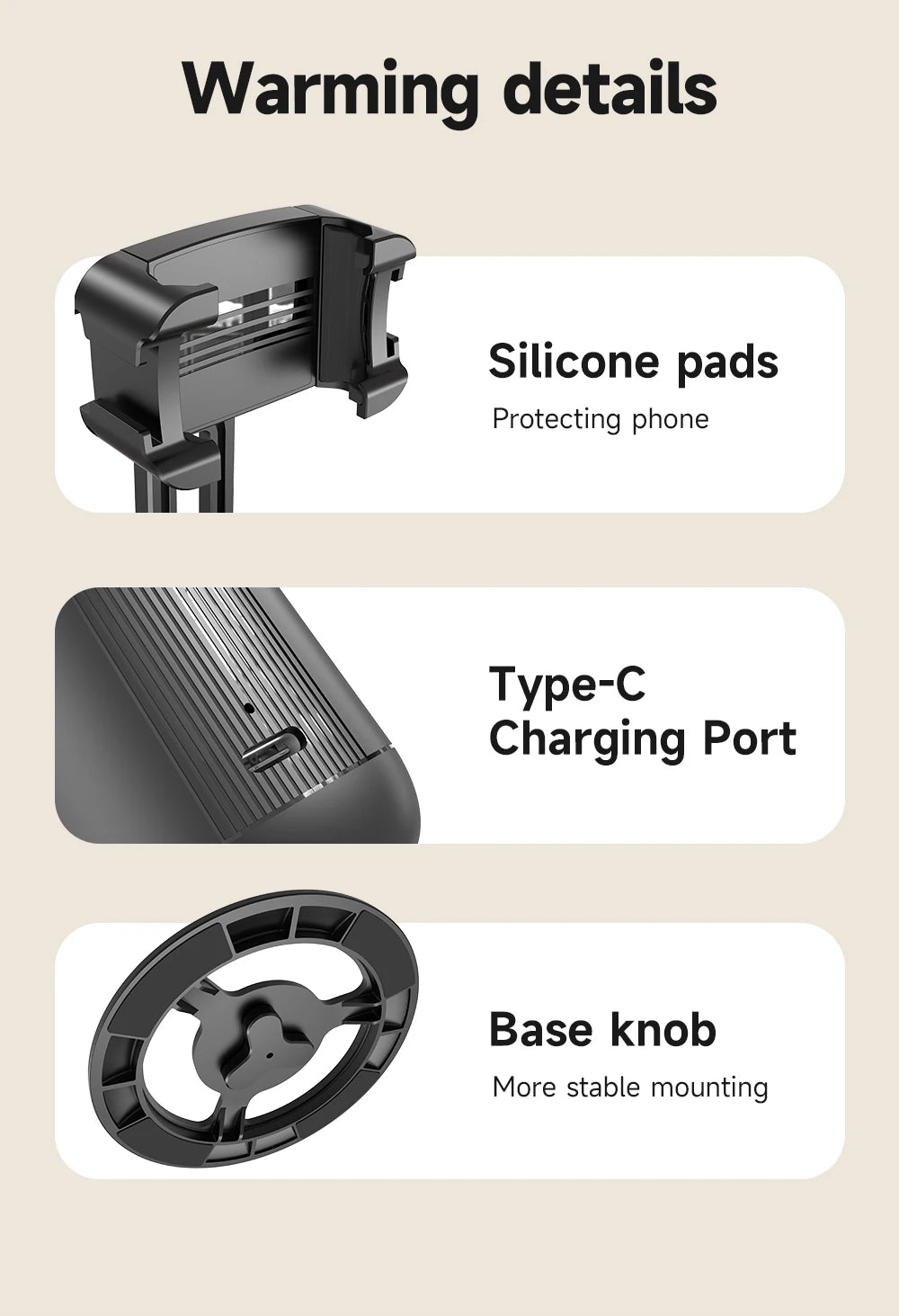 AI Smart Gimbal 360° Auto Follow-Up Face Tracking