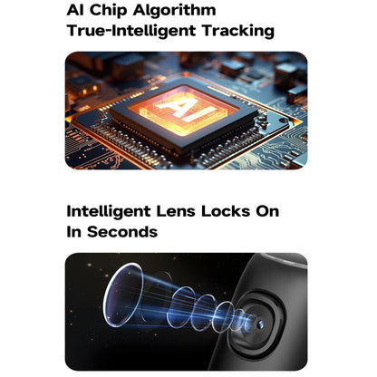 AI Smart Gimbal 360° Auto Follow-Up Face Tracking