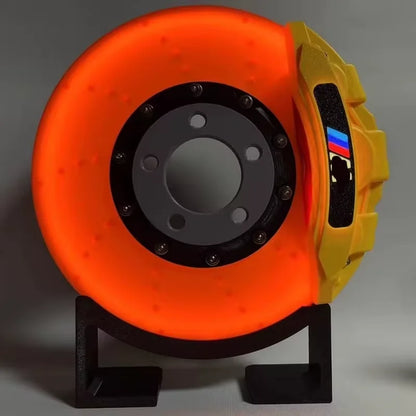 Creative DIY brake disc modified LED atmosphere light handmade desktop wall-mounted night light ornaments personalized ornaments